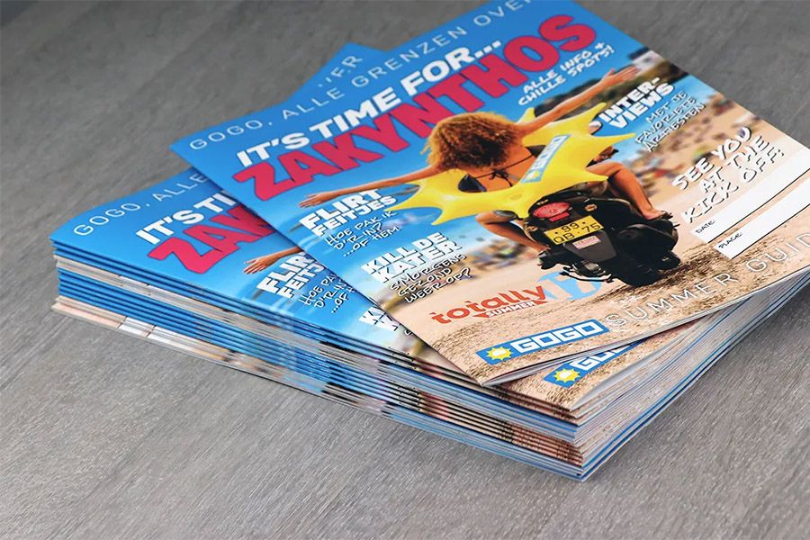 A4 reismagazines voor organisatie GoGo